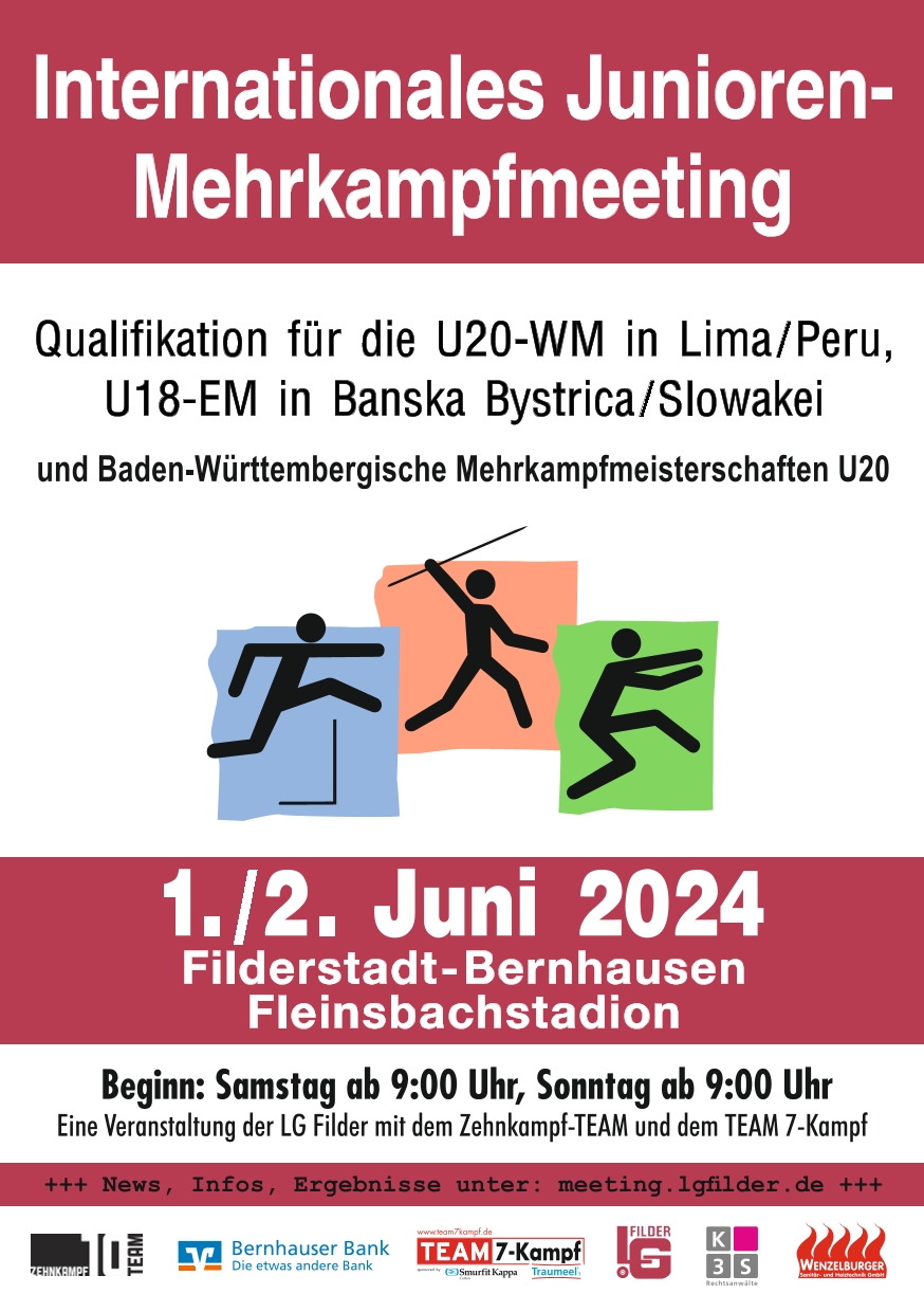 Plakat Mehrkampfmeeting 2024